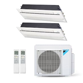 Ar-Condicionado Multi Split Inverter Daikin 18.000 BTUs (1x Evap Cassete 1 Via 9.000 + 1x Evap Cassete 1 Via 18.000) Quente/Frio 220V