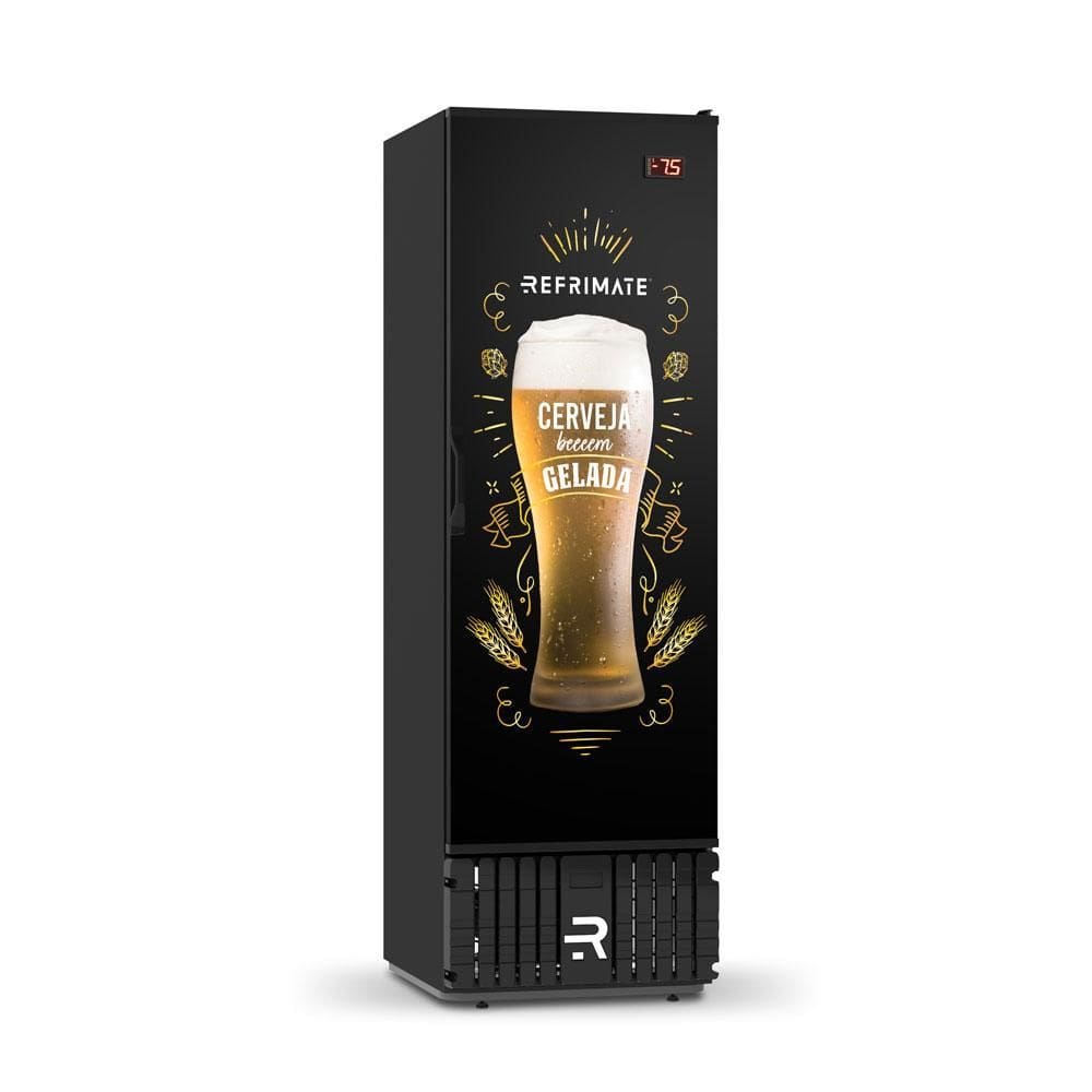 Visa Cooler Cervejeiro Porta Sólida Adesivada -7,5 a 2 ºc 570l Vcce570psa 220v - Refrimate