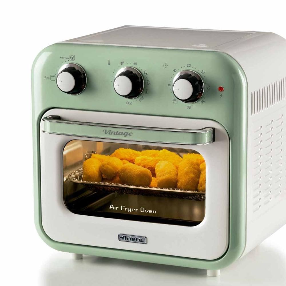Fritadeira Air Fryer Oven Ariete Vintage 4632 Verde 16L 1200W