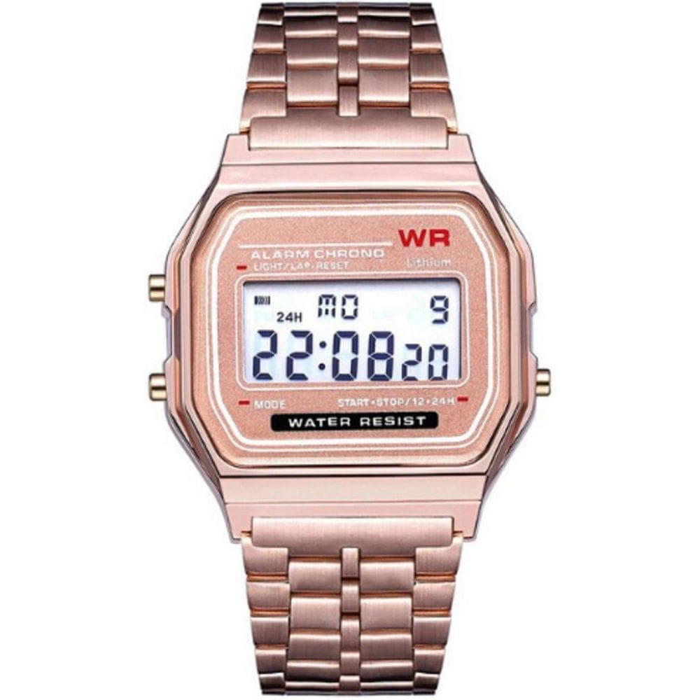 Relógios De Pulso Unissex Aço Wr Vintage Rosê Mais Caixa
