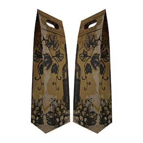 Kit 2 Sacolas Garrafa Vinho Champagne Reforçada Kraft 220g/m Unicor