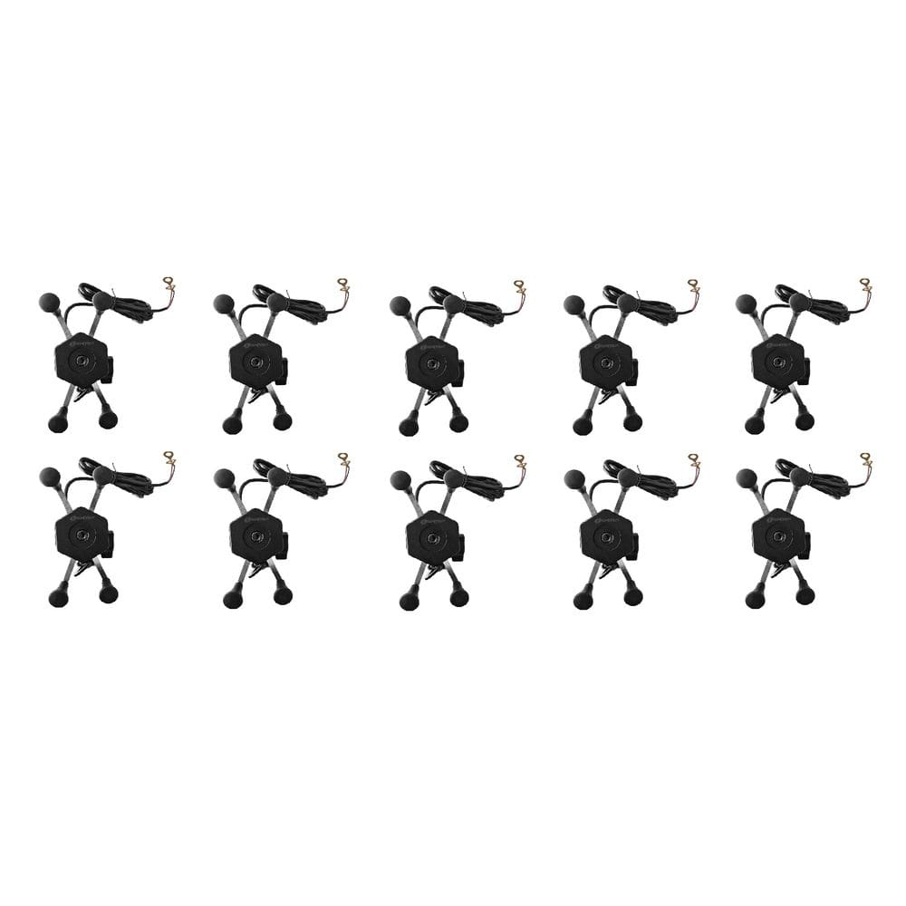 Suporte Garra Cel Moto Univers. Carregador Usb Shiver 10 und