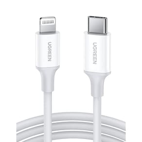 Cabo Ugreen USB-C para Lightning 2 Metros Branco