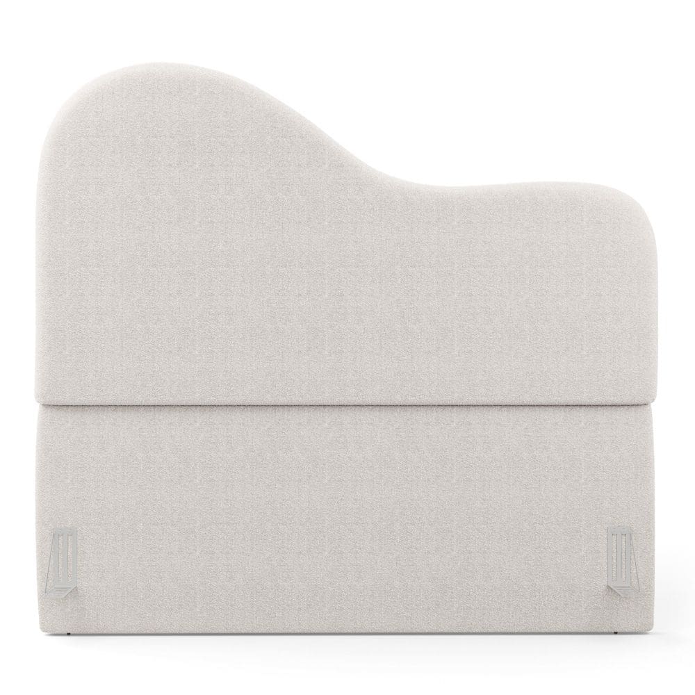 Cabeceira Orgânica Cama Box Queen Size Sea 160cm com Frame Bouclé - Desk Design