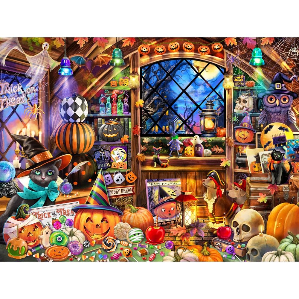 Quebra-cabeça Vermont Christmas Company Halloween 550 peças
