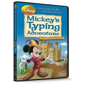 Software individual de treinamento de digitação Disney Mickey`s Typing