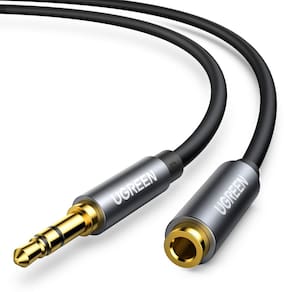 Cabo de extensão de fone de ouvido UGREEN 3,5 mm macho para fêmea 3 m