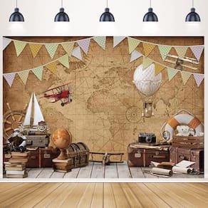 Pano de fundo fotográfico AlelCJY em todo o mundo 210x150cm
