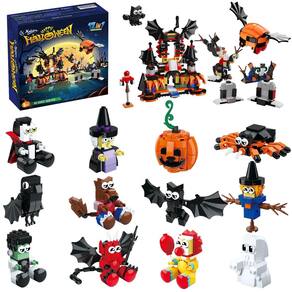 Conjunto de blocos de construção Xalvitra Halloween Haunted House 626 unidades