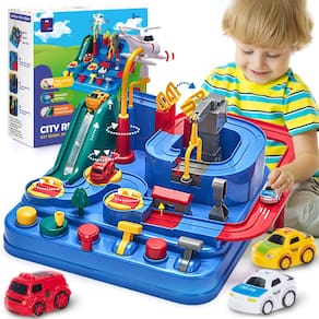 Conjunto de aventura Toy Car Track para meninos de 3 anos de idade, 4 a 9 anos
