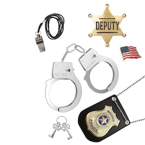 Conjunto de brinquedos Police Pretend Play Finduat com s e distintivos