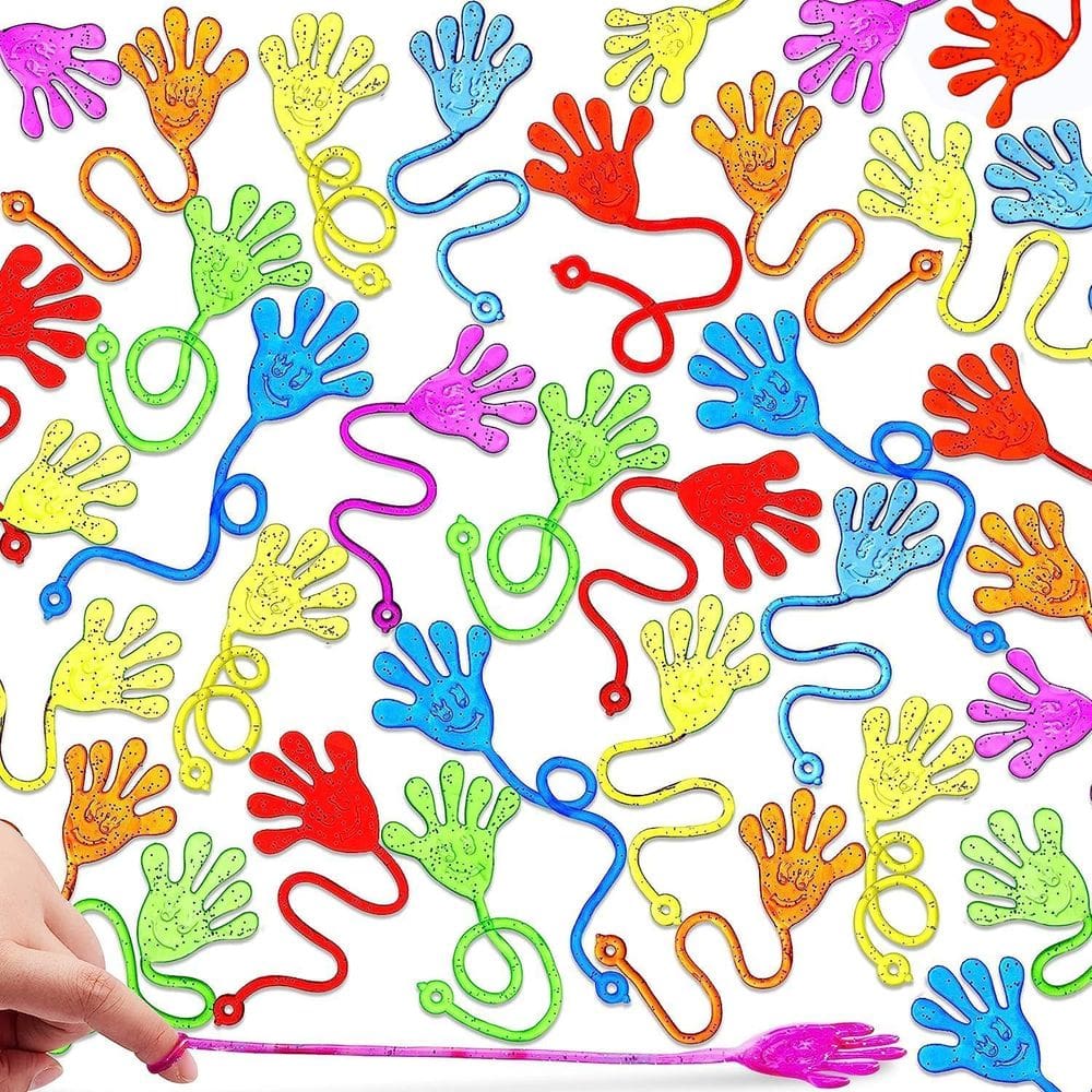 Lembrancinhas de festa JOYIN Sticky Hands 48 unidades para crianças, 8 cores