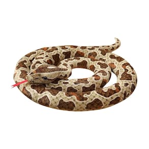 Cobra de pelúcia Clobeau realista com 200 cm de comprimento