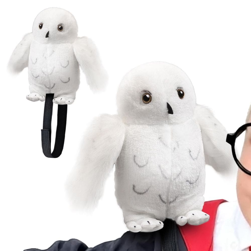 Acessório de fantasia de bicho de pelúcia Snowy Owl Wizard
