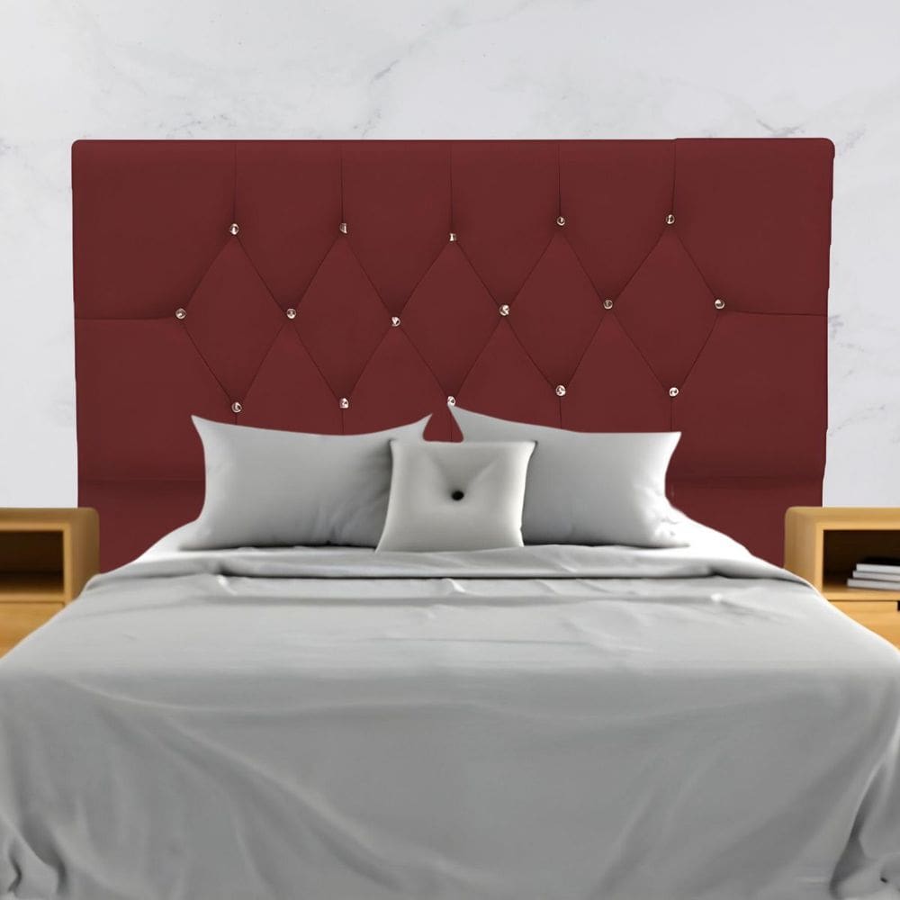 Cabeceira Cama Box Estofada Solteiro 90 cm Suede Melissa