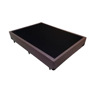 Cama Box Casal Sintético Principe das Camas Marrom 138x188x40