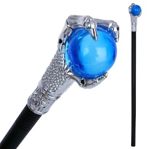 Traje de Halloween Walking Cane Blue Fire Dragon Claw