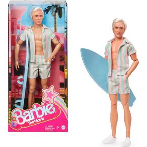 Boneca de moda Barbie The Movie Ken vestindo roupa de praia