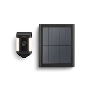Câmera de segurança Ring Spotlight Cam Plus Solar Black 2022