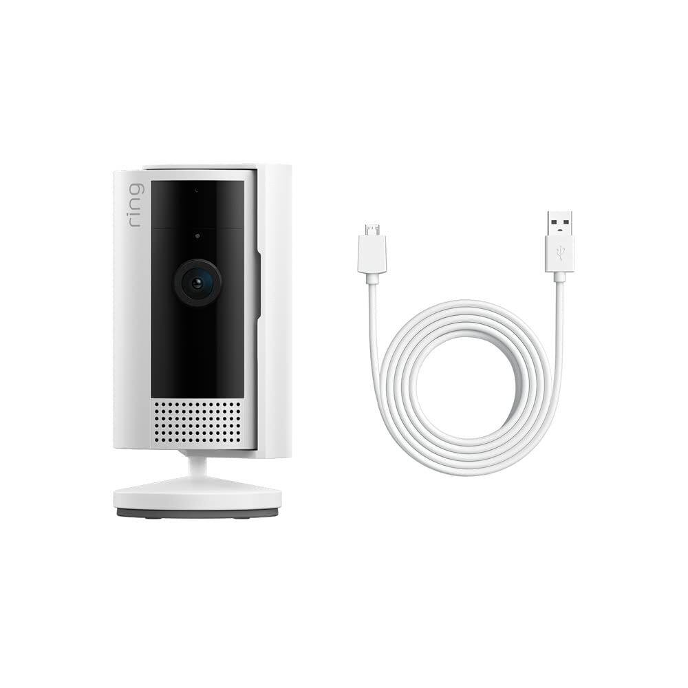 Câmera de segurança Ring Indoor Cam (2ª geração) com cabo de alimentação