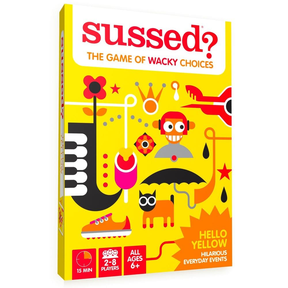 Jogo de cartas SUSSED The Wacky `O que eu faria? ` Social Kids 6+