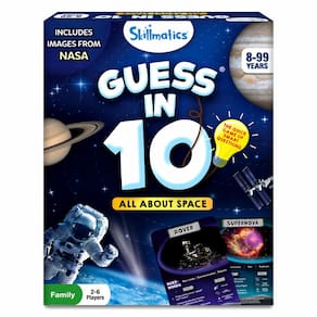 Cartão colecionável do jogo de adivinhação Skillmatics NASA Space 8+