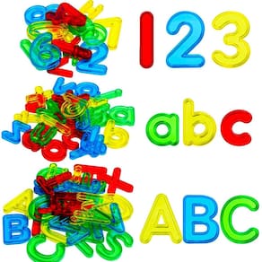 Conjunto de exercícios de plástico Bbiamsleep Transparent Letters 67 unidades