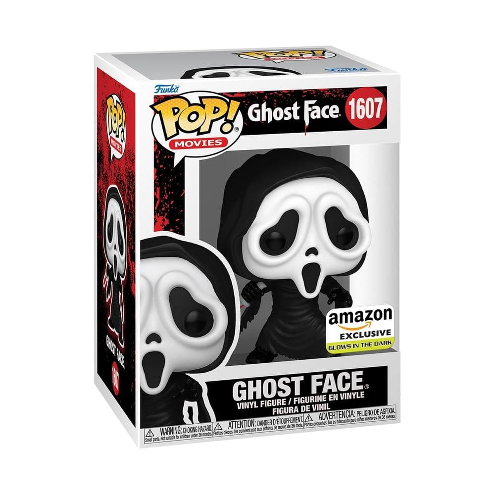 Boneco de vinil Funko Pop! Filmes Ghostface Ghostface Glow