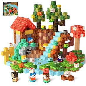 Blocos magnéticos GoBidex Build Mine World 100PCS por mais de 3 anos