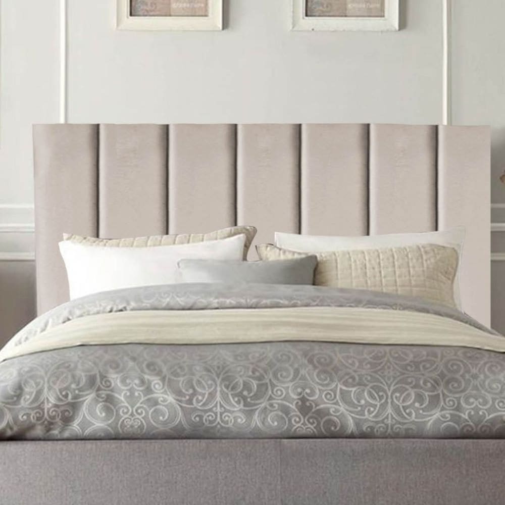 Cabeceira Estofada Cama Solteiro 90 cm Eloá Linho E Frame