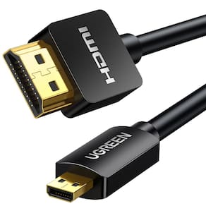 Adaptador de cabo UGREEN Micro HDMI para HDMI 4K 60Hz 1,8m