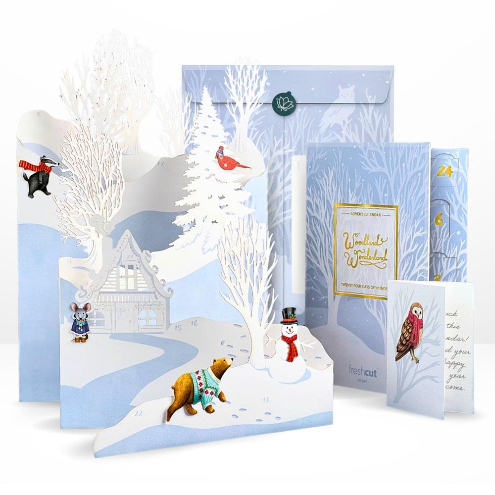 Calendário do Advento Freshcut Paper 2024 Woodland Wonderland