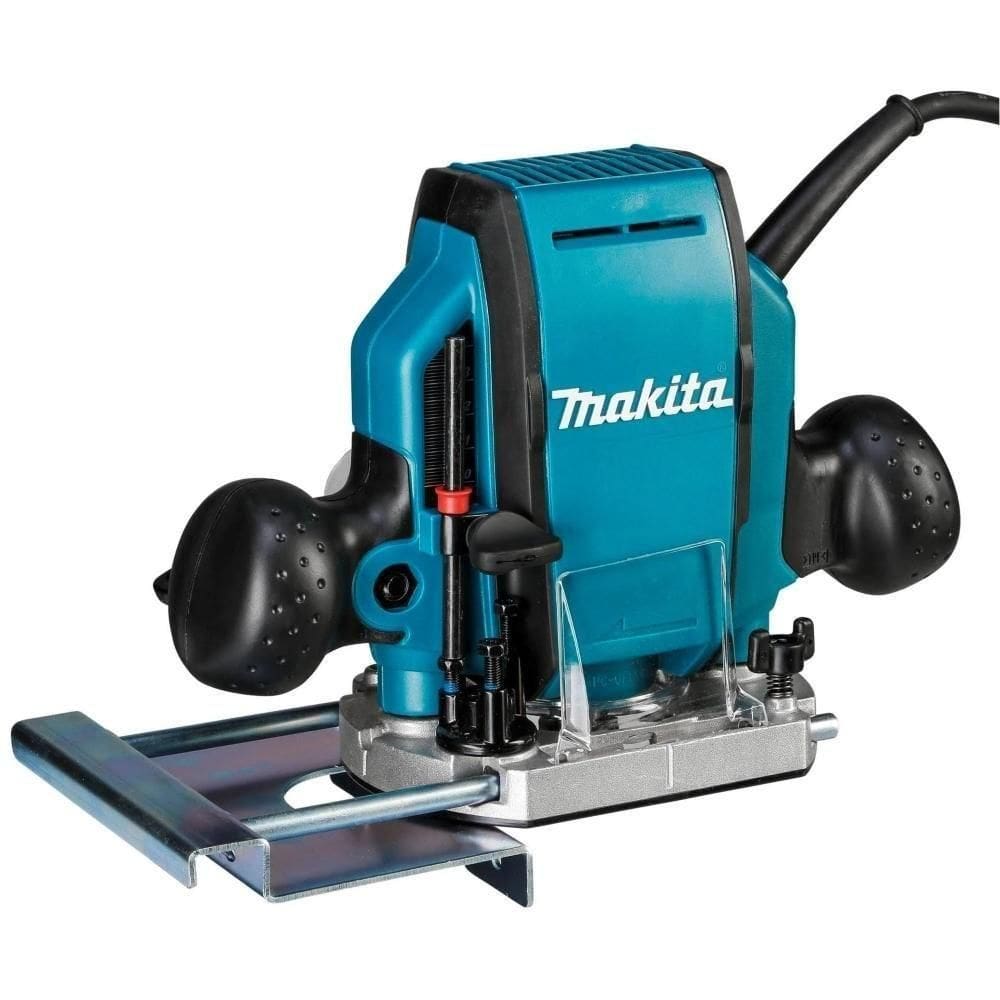 Tupia 8mm Com Freio Instantaneo Industrial 900w Com Chaves Guia Reta Pinças Rp0900 110v Makita