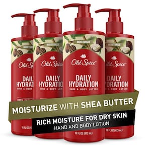 Loção de hidratação diária Old Spice para mãos e corpo 480 ml (pacote com
