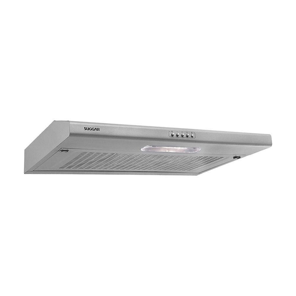 Depurador de Ar Suggar Slim 80cm 105w 3 Velocidades Prata 110V DI80