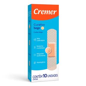 Curativo Cremer Bege com 10 Unidades