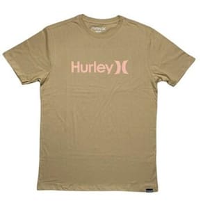 Camiseta Hurley O&O Solid SM25 Masculina Bege