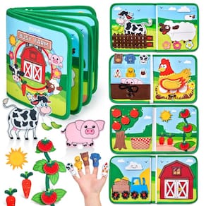 Busy Book JoyCat Farm Animal para crianças de 1 a 4 anos
