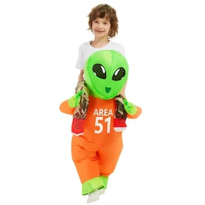 Traje inflável GOOSH Alien para festa de Halloween infantil