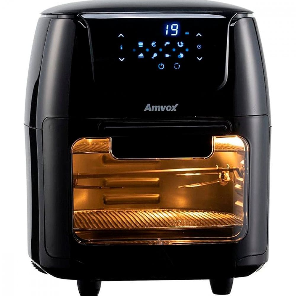 Fritadeira Sem Ã?leo Air Fryer Oven 12L Amvox Preto 1700W 110V