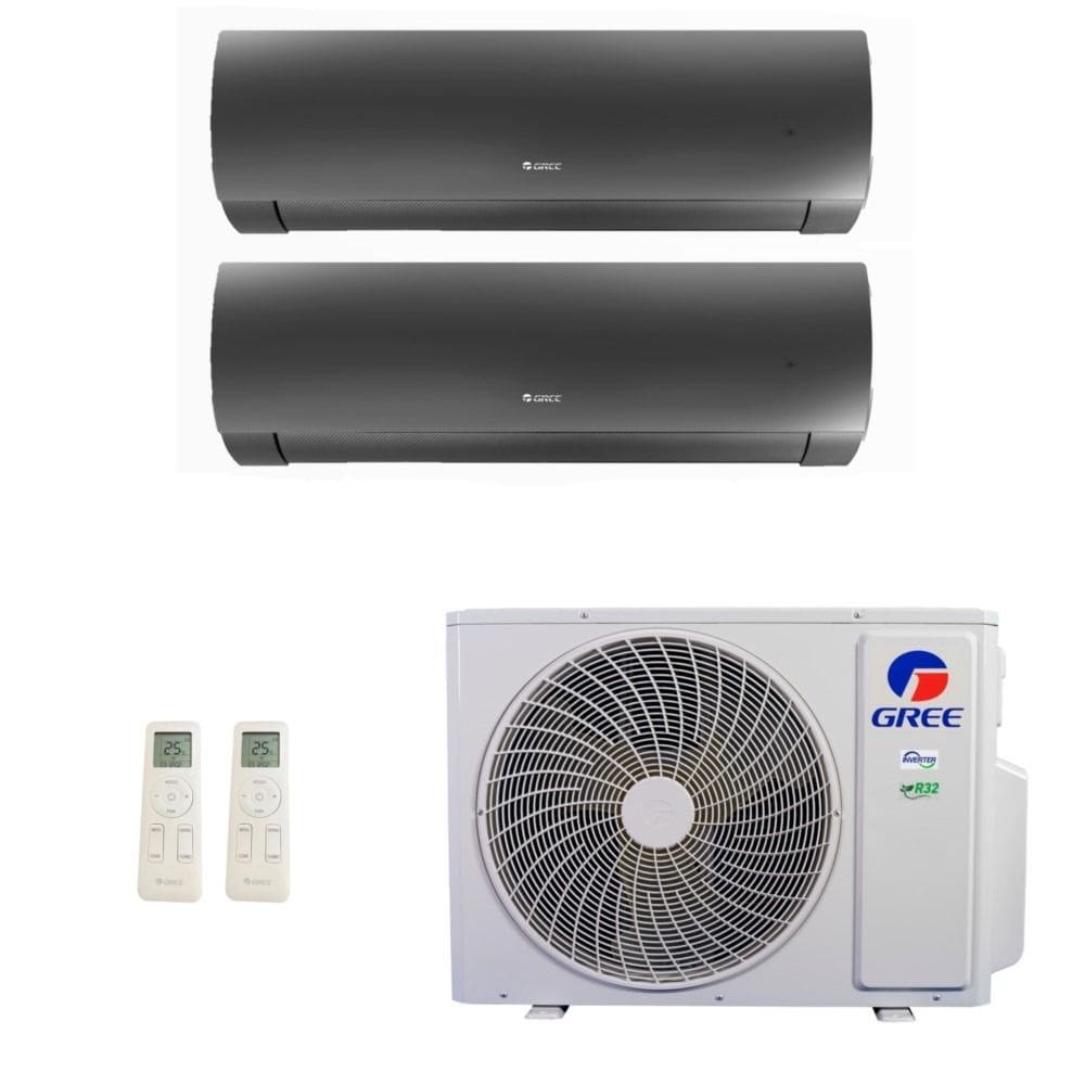 Ar-Condicionado Multi Split Inverter Gree 18.000 (2x Evap HW 9.000) Quente/Frio 220V