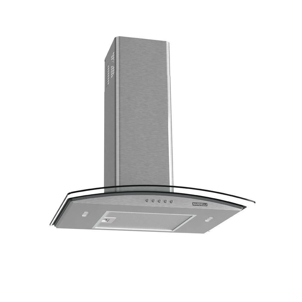 Coifa De Parede Clean Vidro Curvo 60cm 140w 220v