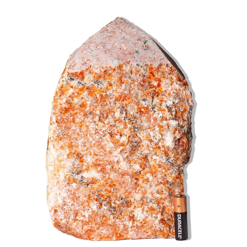 Calcita Laranja Pedra Pé e Bico Serrado 5,49Kg 24cm Tipo B