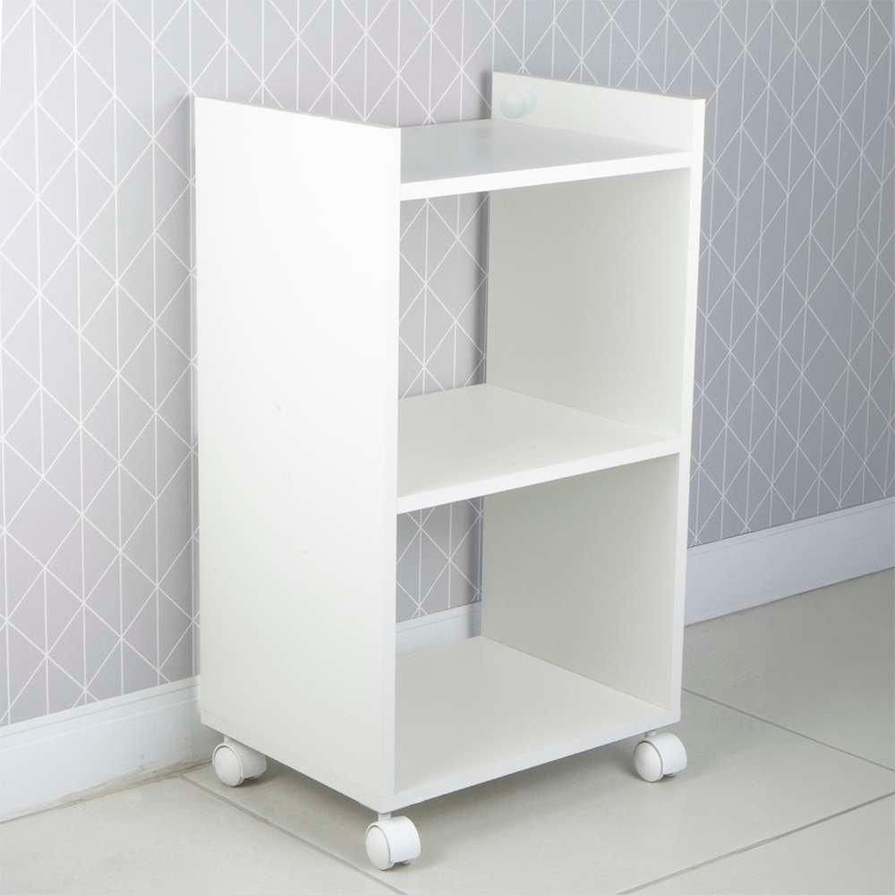 Estante Multiuso Nicho Organizador Móvel Com Rodízio 40cm