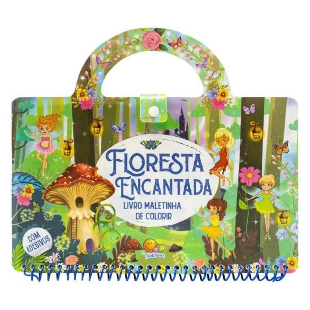 Livro Maletinha De Colorir: Floresta Encantada