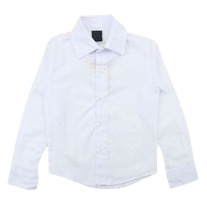 Camisa Social Manga Longa Infantil Menino Casamento Batizado