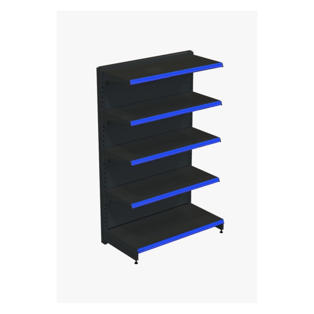 Gôndola de Parede Inicial Polar Preto - 1,70m