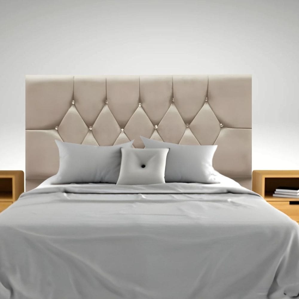 Cabeceira Para Cama Box Estofada King 195 cm Suede Madri