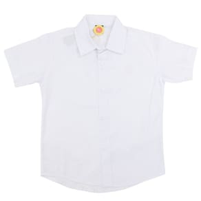 Camisa Social Manga Curta Infantil Menino Casamento Batizado