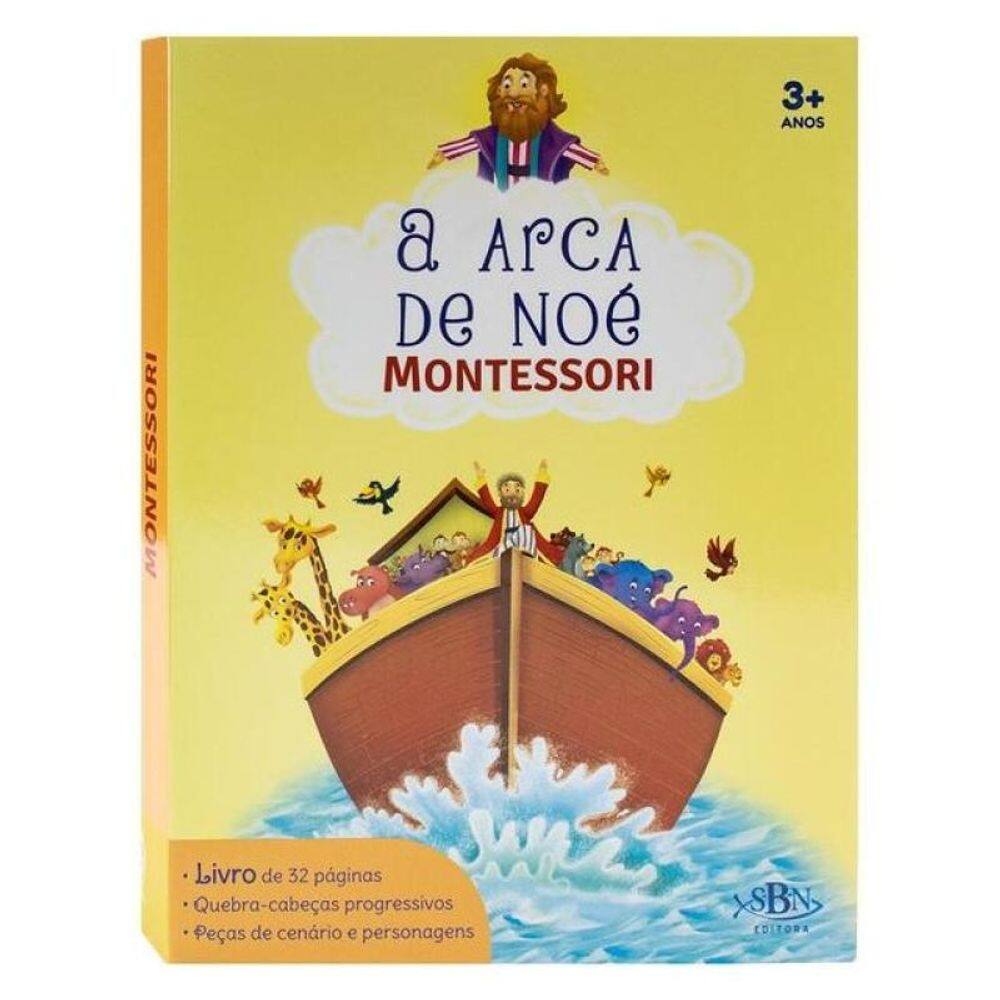 Montessori Bíblico (Livro-Jogo): Arca De Noé